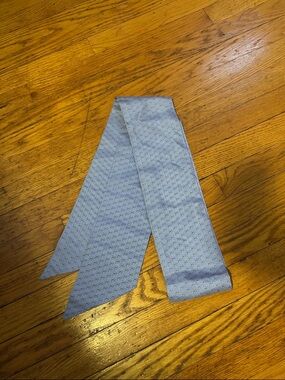 Vineyard Vines Light Blue Women’s Sash with Micro Palm Trees Pattern